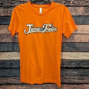 Jump on the Train Orange Tee